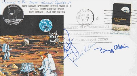 Apollo 11 FLOWN Kapton Foil on Beautiful 1st Man on the Moon First Day Cover-COA