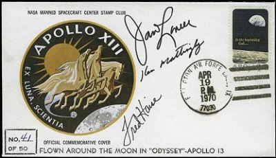 Apollo 13 flown cover