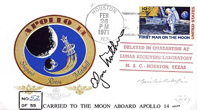Apollo 14 flown cover