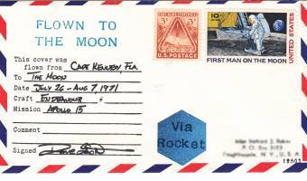 Apollo 15 flown Baker cover