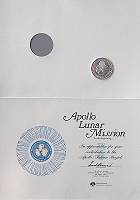 Apollo 8 Manned Flight Awareness medallion presentation