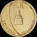 Gemini 12 gold Fliteline medallion