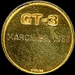 Gemini 3 gold Fliteline medallion back