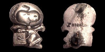 Silver Snoopy pin variant 20