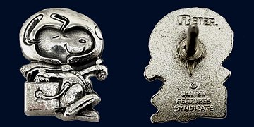 Silver Snoopy pin variant 61