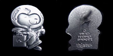 Silver Snoopy pin variant 9